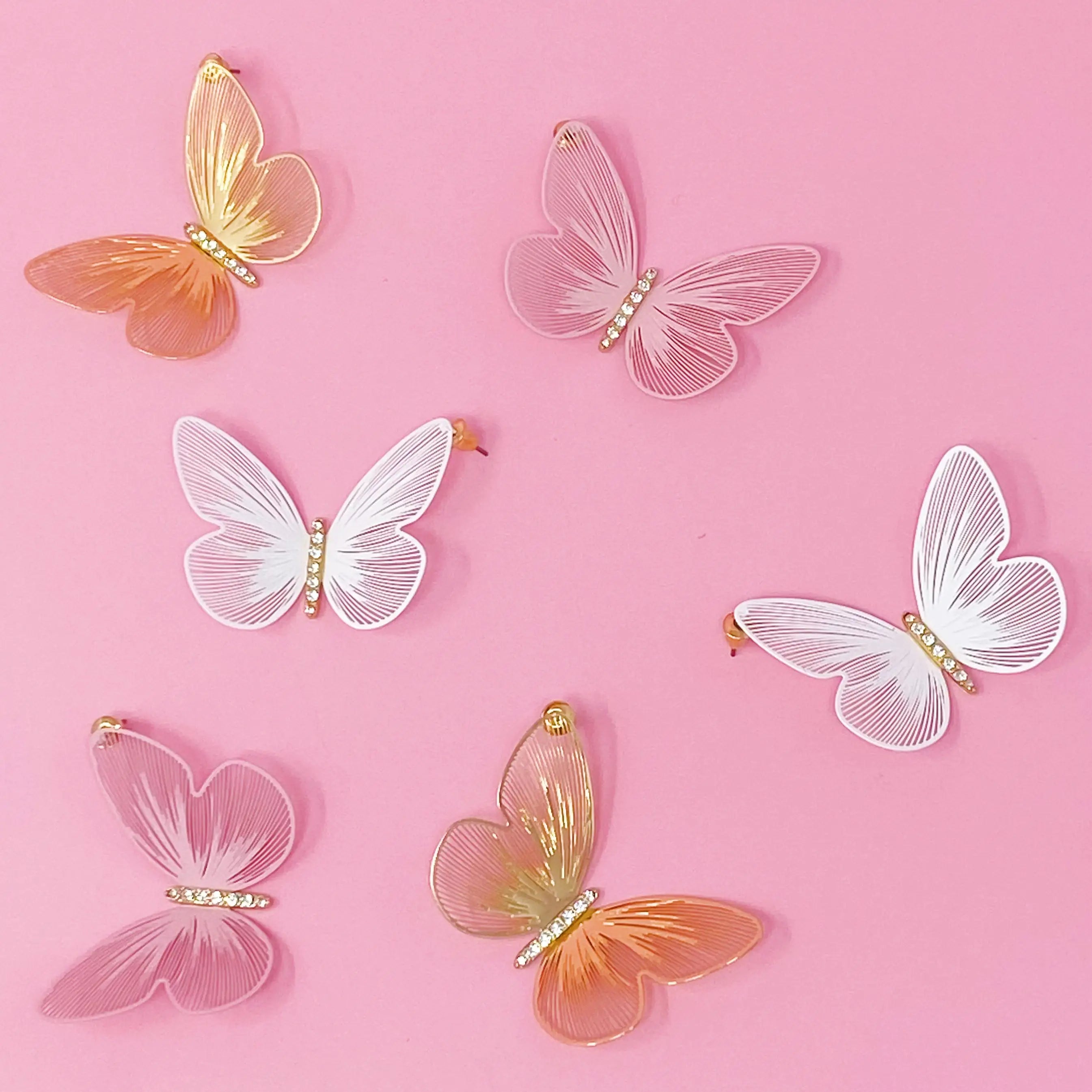 Filigree Beauty Butterfly Earrings